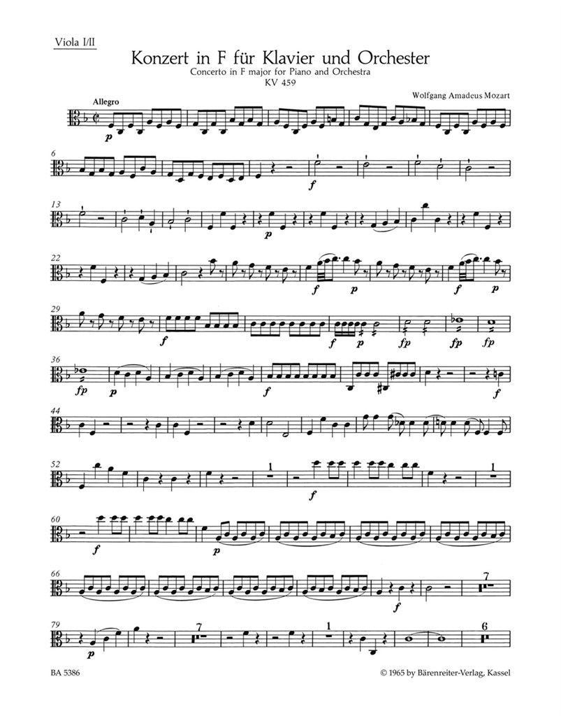 Concerto for Piano No. 19 in F major